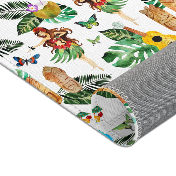 Tiki Treasure: Hula Beach Celebration Area Rugs - Bring the Party to Your Home!