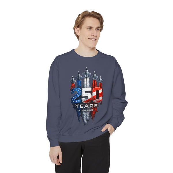 250 Years American Flag Eagle sweatshirt | 1776-2026 250th Birthday Double Sided