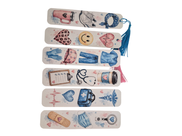 Handmade CNA Life Journal, Bookmark & Notepad Gift Set | Nursing Assistant