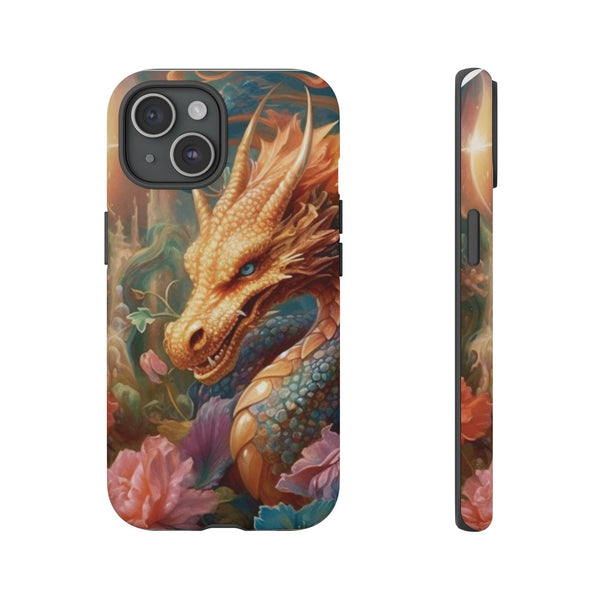 Orange Mystical Dragon Phone Case | Tough Case for iPhone Samsung Google