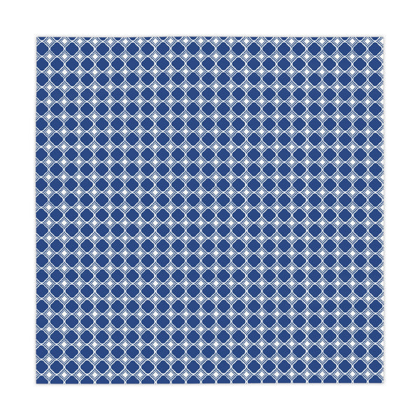 Blue and White Dot Pattern Tablecloth Home Décor