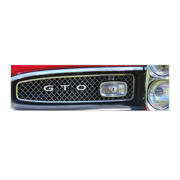 GTO Car Bumper Sticker Classic Muscle Car Decal Pontiac Auto Enthusiast