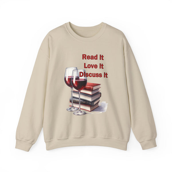 Read it Love it Discuss It Sweatshirt Book Club Shirt