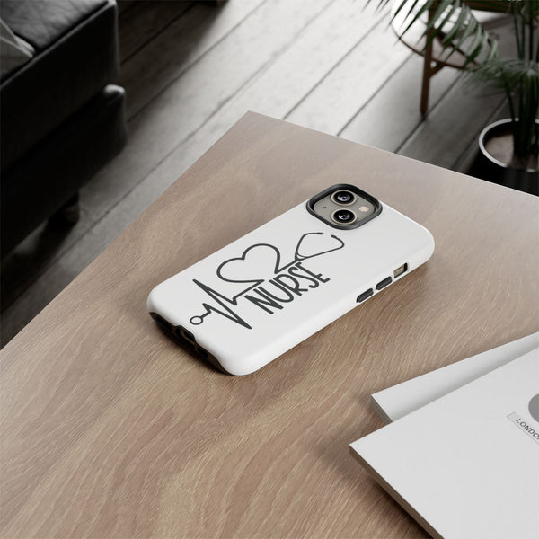 Nurse Heartbeat Phone Case Tough Case Samsung S25 iPhone 13, 17, Google 9 + More