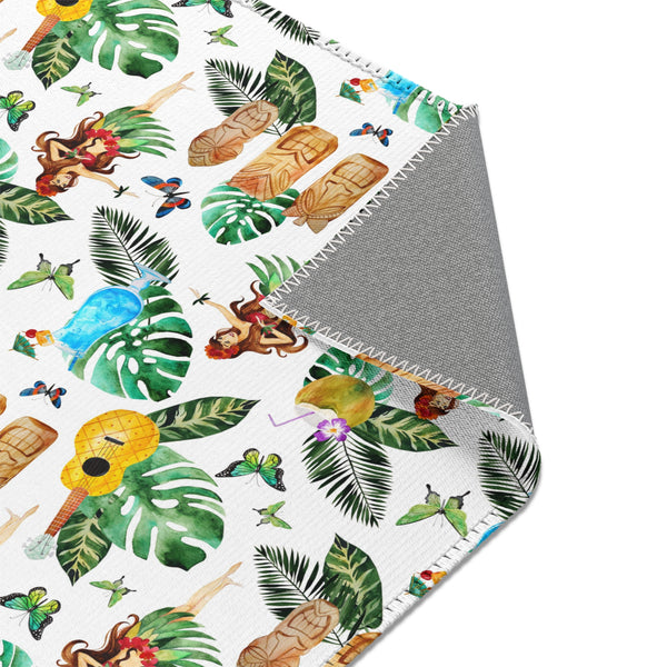 Tiki Treasure: Hula Beach Celebration Area Rugs - Bring the Party to Your Home!