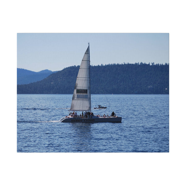 Lake Tahoe Sailboat Art Canvas Print 3 Sizes Premium Gallery Quality 