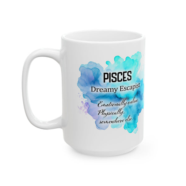 Pisces Zodiac Mug – Funny Astrology Coffee Cup, Pisces Gift, Horoscope Birthday