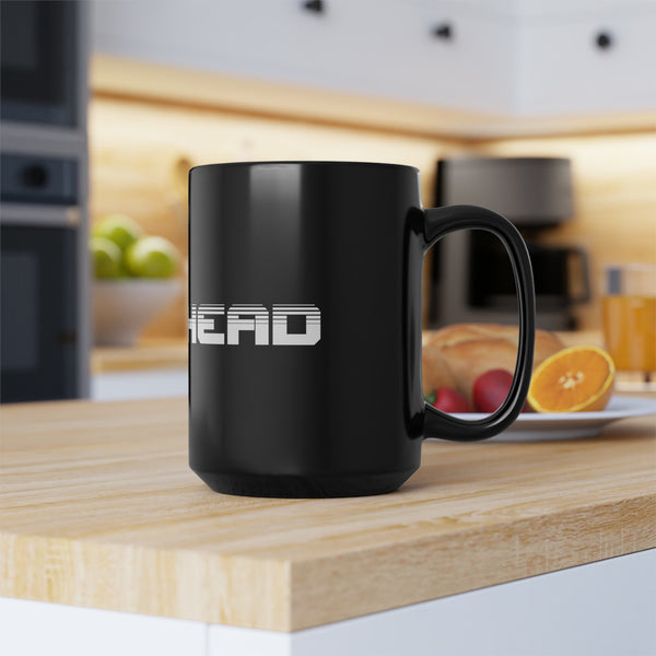 Gift for Gearheads 15 oz Black Mug for Guys