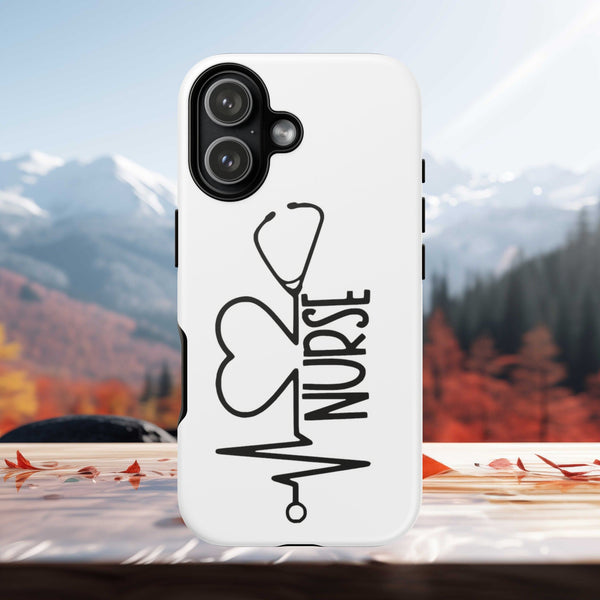 Nurse Heartbeat Phone Case Tough Case Samsung S25 iPhone 13, 17, Google 9 + More