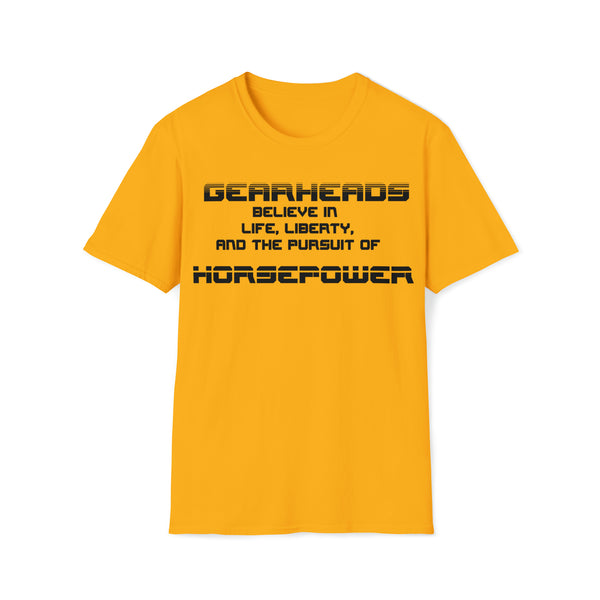 Gifts for Gearheads Pursuit of Horsepower Unisex Softstyle T-Shirt