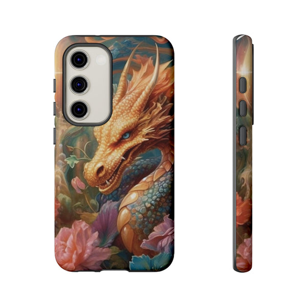 Orange Mystical Dragon Phone Case | Tough Case for iPhone Samsung Google