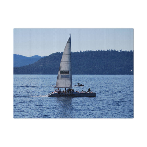 Lake Tahoe Sailboat Art Canvas Print 3 Sizes Premium Gallery Quality 