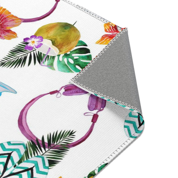 Flip Flops Beach Themed Tropical Area Rugs 3 Sizes Durable