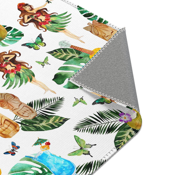 Tiki Treasure: Hula Beach Celebration Area Rugs - Bring the Party to Your Home!