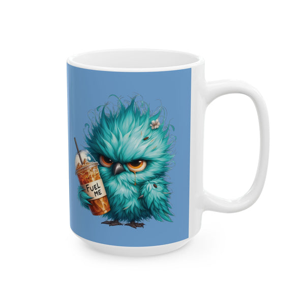 Grumpy Bird Coffee Mug - Funny Bird Ceramic Cup, Cute Gift Coffee Lovers