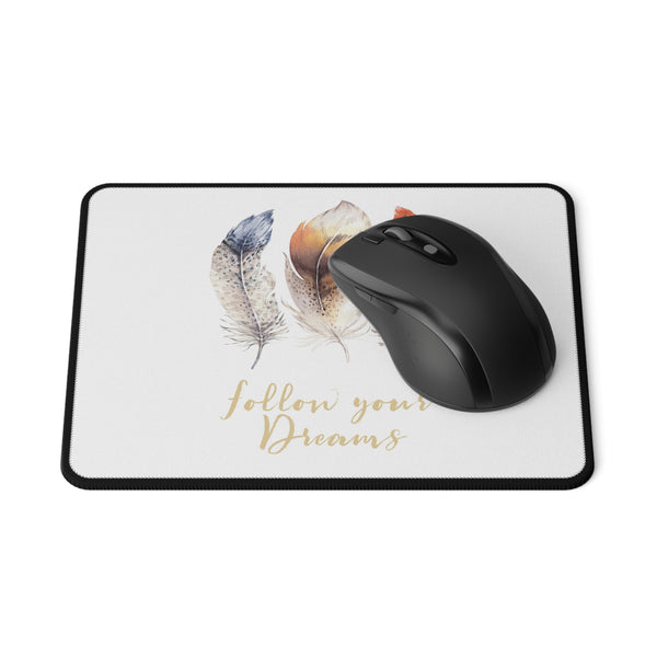 Follow Your Dreams Inspirational Non-Slip Mouse Pads Home Office Décor
