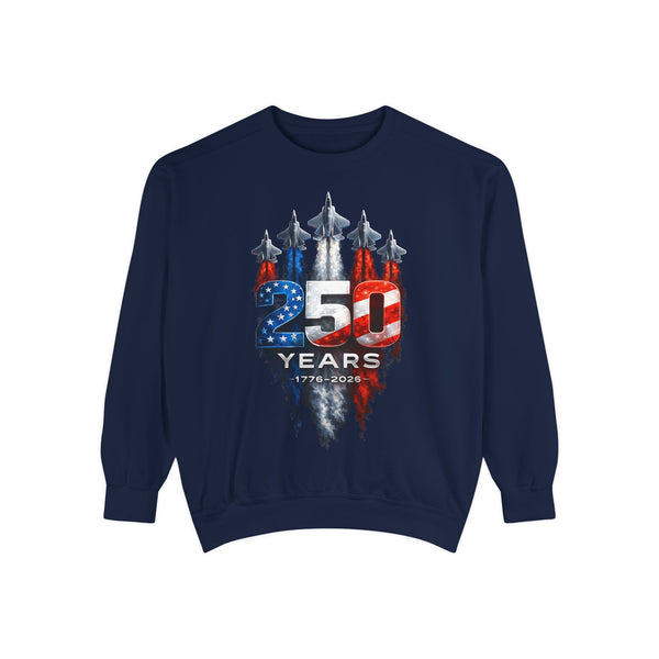 250 Years American Flag Eagle sweatshirt | 1776-2026 250th Birthday Double Sided