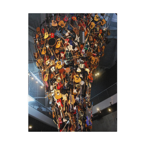 Tower of Guitars Seattle Washington Art Canvas Print 4 Sizes