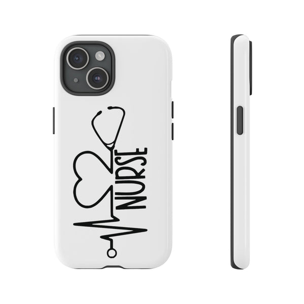 Nurse Heartbeat Phone Case Tough Case Samsung S25 iPhone 13, 17, Google 9 + More