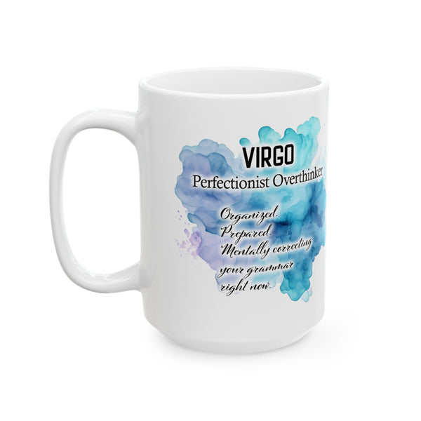 Virgo Zodiac Mug – Funny Astrology Coffee Cup, Virgo Gift, Horoscope Birthday