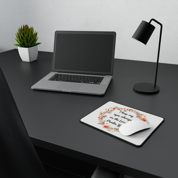 Keep My Eyes Bible Verse Non-Slip Mouse Pads Home Office Décor Inspiring