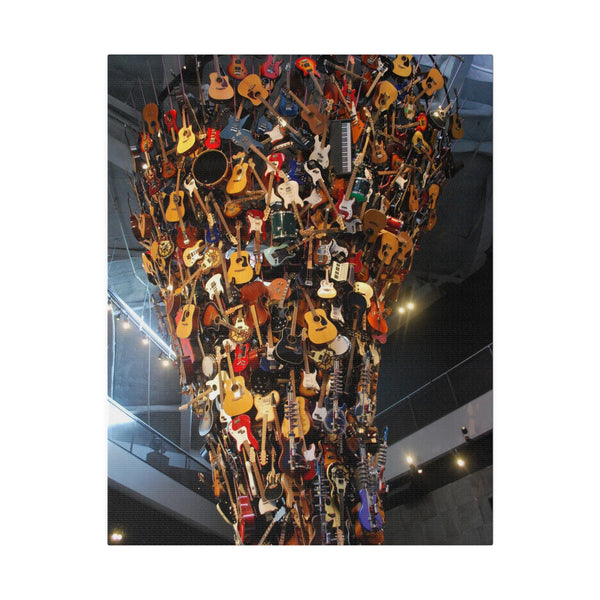 Tower of Guitars Seattle Washington Art Canvas Print 4 Sizes