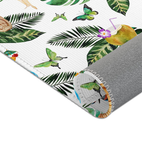 Tiki Treasure: Hula Beach Celebration Area Rugs - Bring the Party to Your Home!