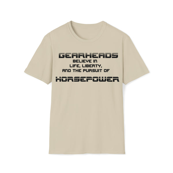Gifts for Gearheads Pursuit of Horsepower Unisex Softstyle T-Shirt