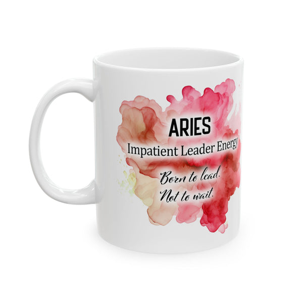 Aries Zodiac Mug Astrology Coffee Cup March April Birthday Horoscope Gift