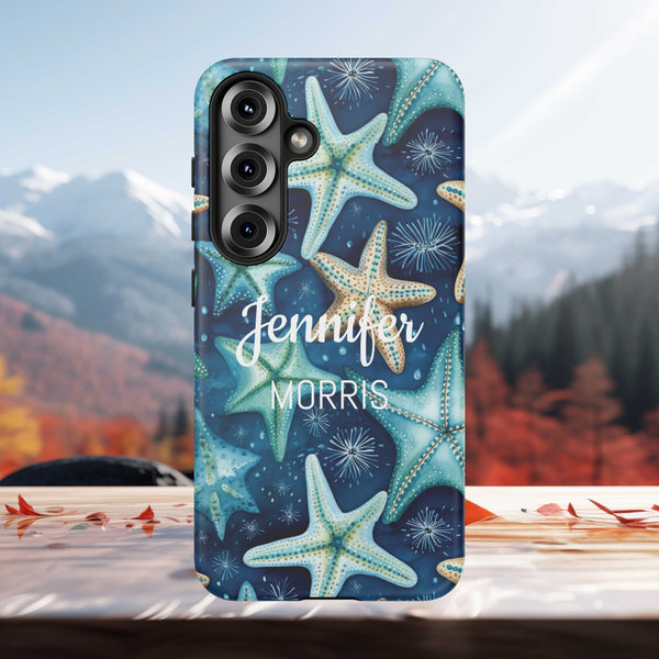 Personalized Starfish Phone Case Beach Ocean Cover iPhone Samsung Google