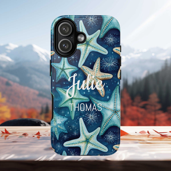 Personalized Starfish Phone Case Beach Ocean Cover iPhone Samsung Google