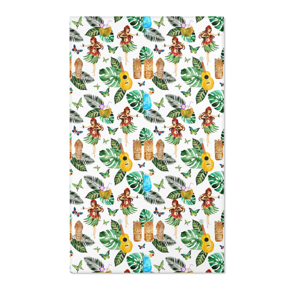 Tiki Treasure: Hula Beach Celebration Area Rugs - Bring the Party to Your Home!
