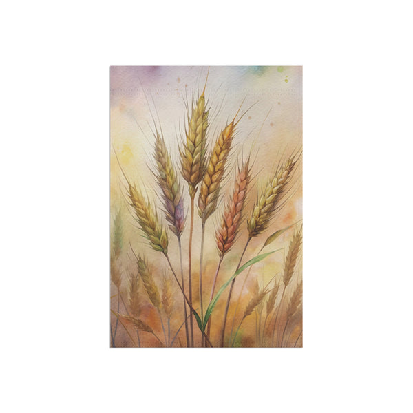 Rustic Wheat Field Garden Flag & Porch Banner Farmhouse Yard Decor Art