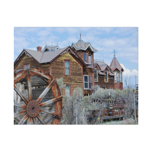 Ghost Town Montana Old West Art Mansion Canvas Print 4 Sizes