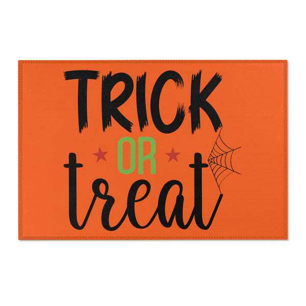 Trick or Treat Halloween Area Rugs Holiday Home Décor Durable 