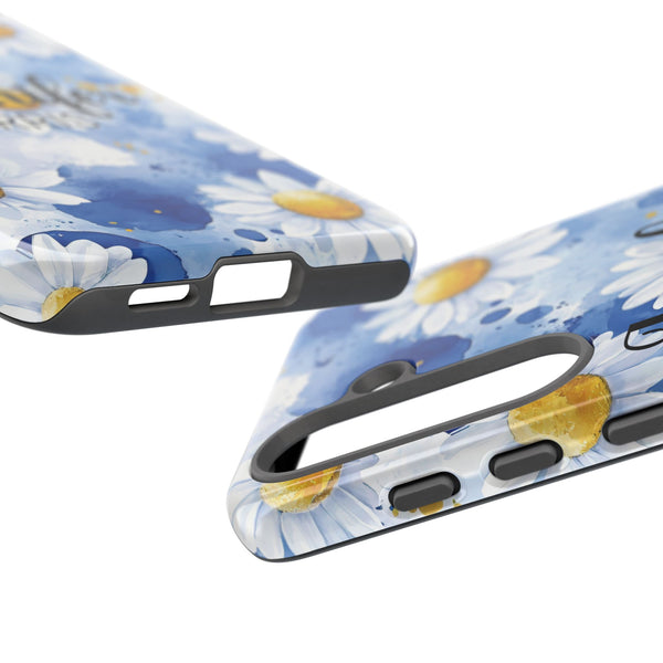 Personalized Floral Phone Case Custom Name Cover iPhone Samsung Pixel Gift