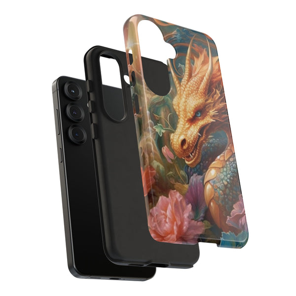 Orange Mystical Dragon Phone Case | Tough Case for iPhone Samsung Google