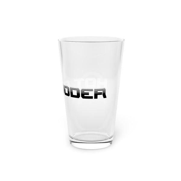 Gift for Gearheads Hot Rodder Pint Glass, 16oz Beer Tumbler