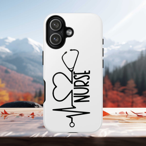 Nurse Heartbeat Phone Case Tough Case Samsung S25 iPhone 13, 17, Google 9 + More