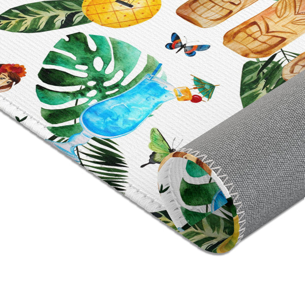 Tiki Treasure: Hula Beach Celebration Area Rugs - Bring the Party to Your Home!