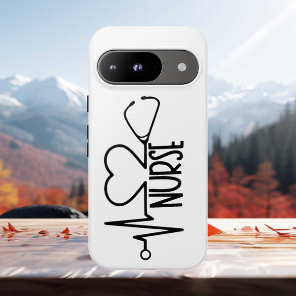 Nurse Heartbeat Phone Case Tough Case Samsung S25 iPhone 13, 17, Google 9 + More
