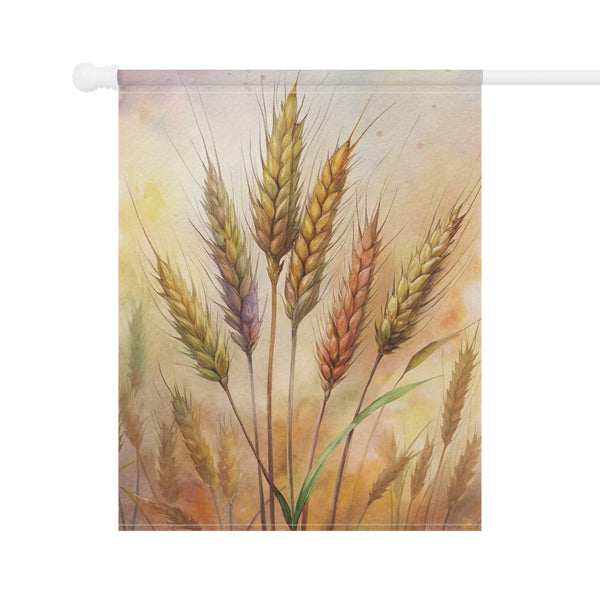 Rustic Wheat Field Garden Flag & Porch Banner Farmhouse Yard Decor Art