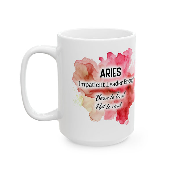 Aries Zodiac Mug Astrology Coffee Cup March April Birthday Horoscope Gift