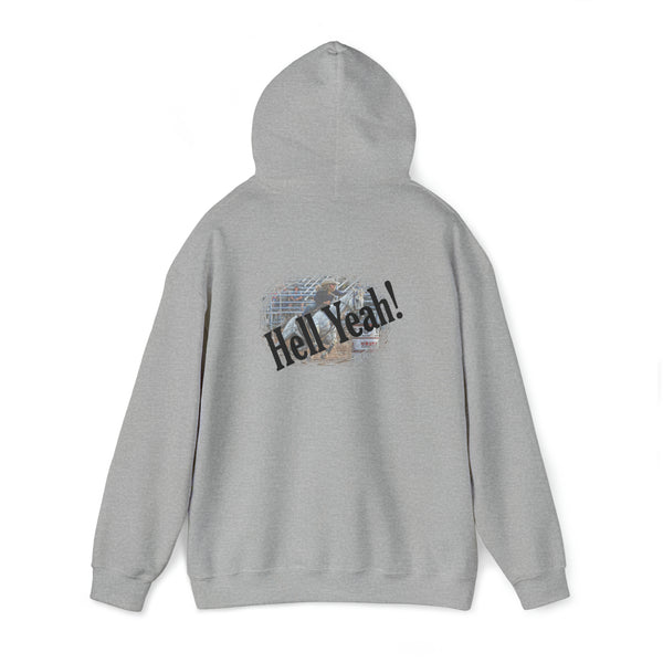 Gifts for Cowgirls Gimme a Hell Yeah Unisex Heavy Blend™ Hooded Sweatshirt