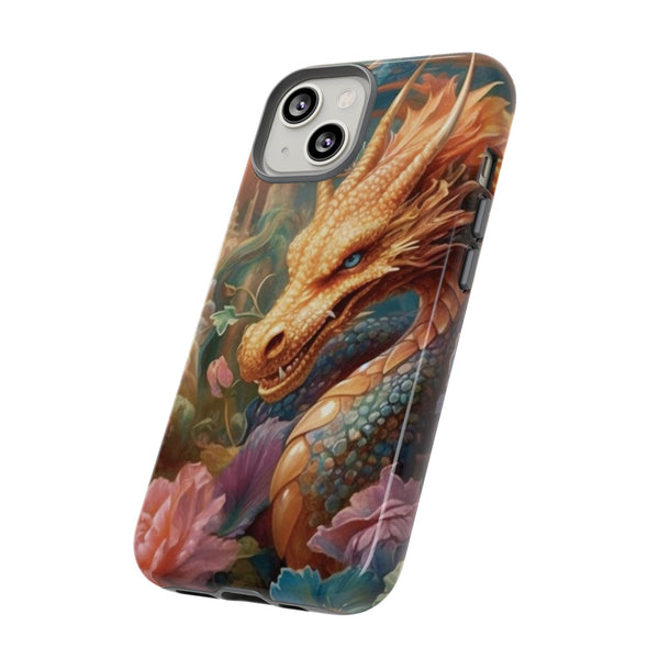 Orange Mystical Dragon Phone Case | Tough Case for iPhone Samsung Google