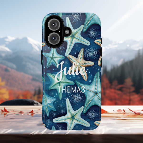 Personalized Starfish Phone Case Beach Ocean Cover iPhone Samsung Google