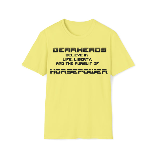 Gifts for Gearheads Pursuit of Horsepower Unisex Softstyle T-Shirt