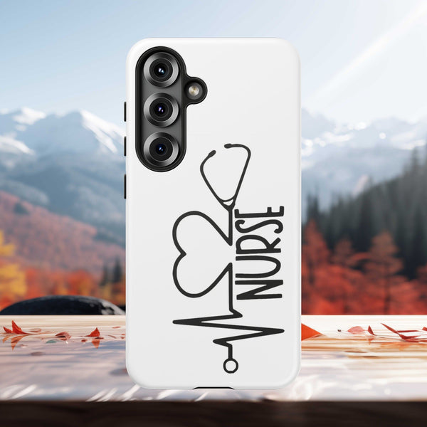 Nurse Heartbeat Phone Case Tough Case Samsung S25 iPhone 13, 17, Google 9 + More