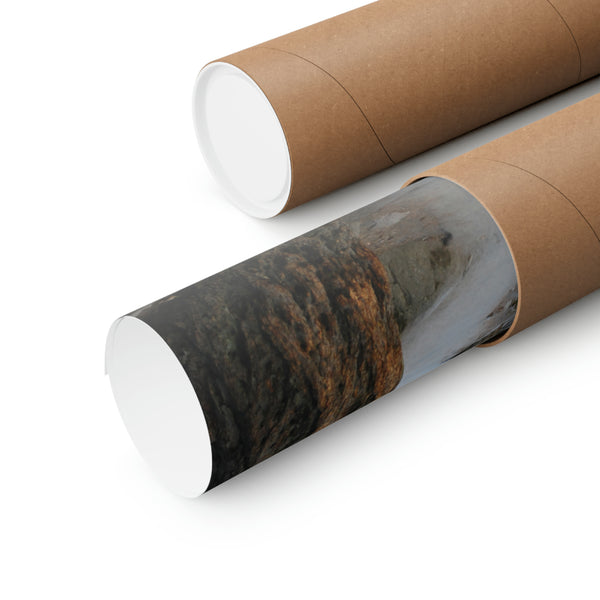 Bible Verse Poster Print, Nature Path Inspirational Yosemite Wall Art