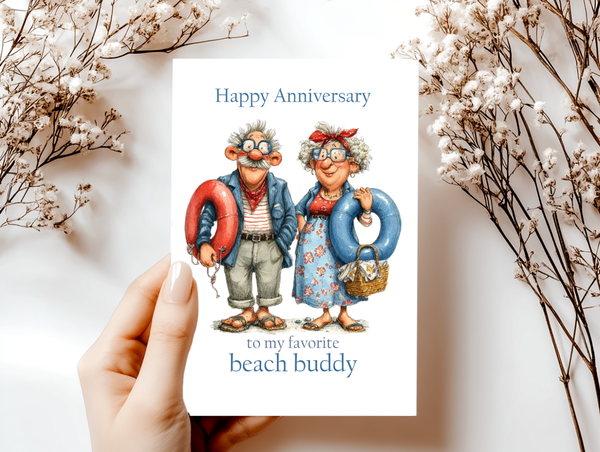 Funny Anniversary Cards for Couples | Whimsical Relationship Humor Greeting Cards 4x6